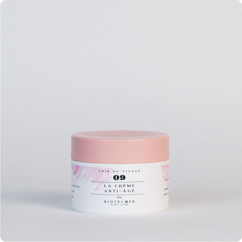 Crème anti-âge au collagène marin naturel — soin visage fermeté Biotecmer