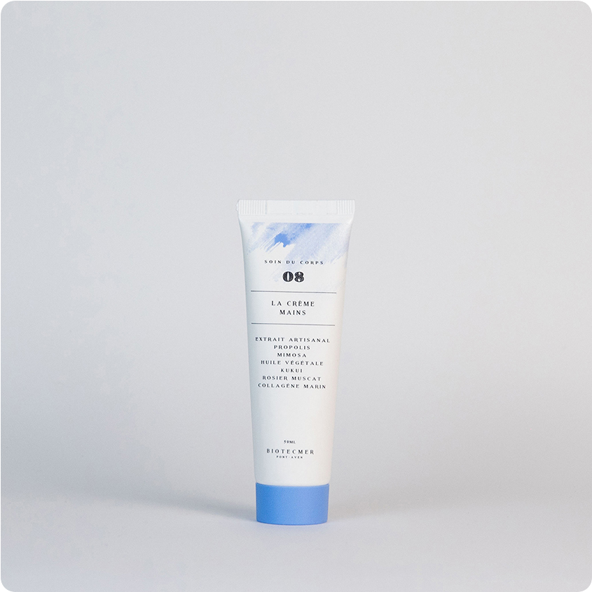 Crème mains naturelle au collagène marin — hydratation et protection Biotecmer