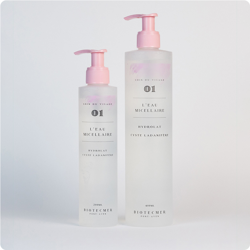 Eau micellaire — démaquillant doux Biotecmer