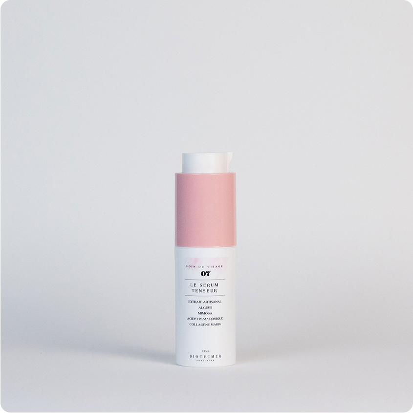 Sérum tenseur au collagène marin — soin anti-rides naturel Biotecmer